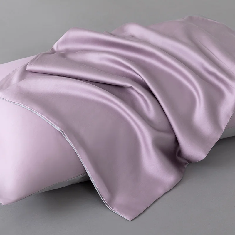 Natural Mulberry Silk Pillowcase Bedding Home Decoration Luxury Double Sides Pure Silk Pillow Case 23 Momme 100% Silk 2pcs Cover