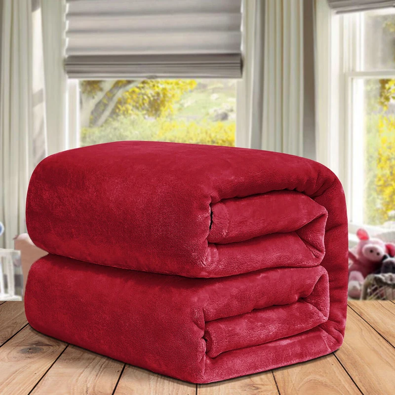 WASART Winter fluffy velvet fleece blanket extra large size sofa throw blanket fuzzy faux fur blanket microfiber thick bed sheet