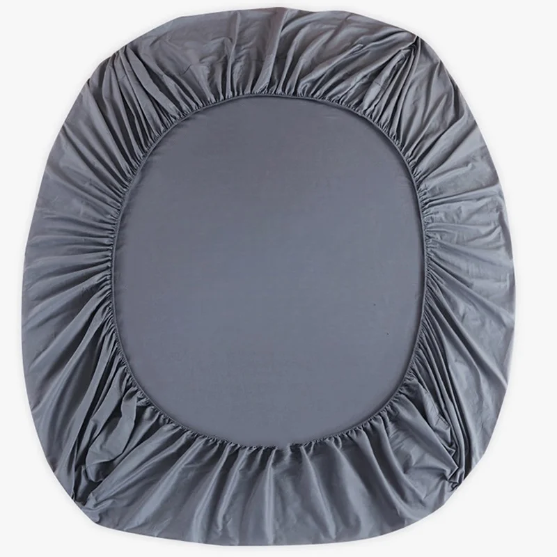 WASART Cotton fabric bed sheet elastic fitted sheet mattress protector cover cozy double bed couple bed linens 150x190 king size