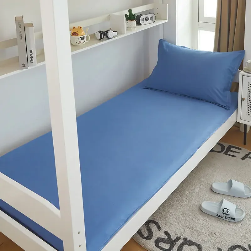 WASART 360° fully enclosed with zipper cotton mattress protector cover single double bed white sheet protection pad king size