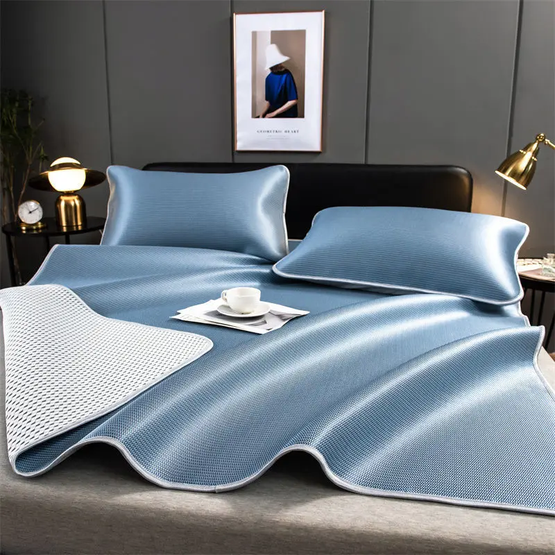 WASART Summer cooling mattress bedroom couple cool sleeping air conditioning mat folding cold sheet couple bed protection pad