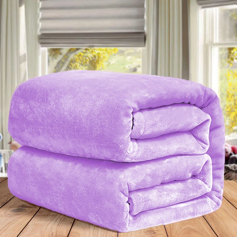 WASART Winter fluffy velvet fleece blanket extra large size sofa throw blanket fuzzy faux fur blanket microfiber thick bed sheet