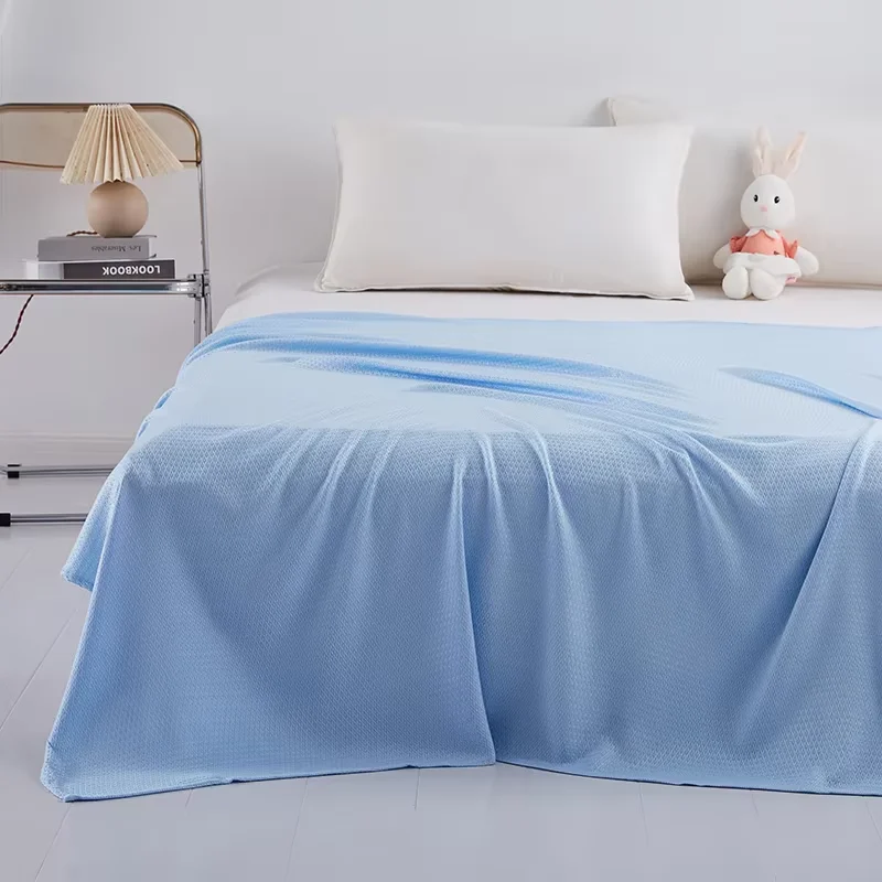 WASART 100% Bamboo fiber ice blanket summer cooling air condition thin quilt cold bedspread 150x200 luxury double bed king size