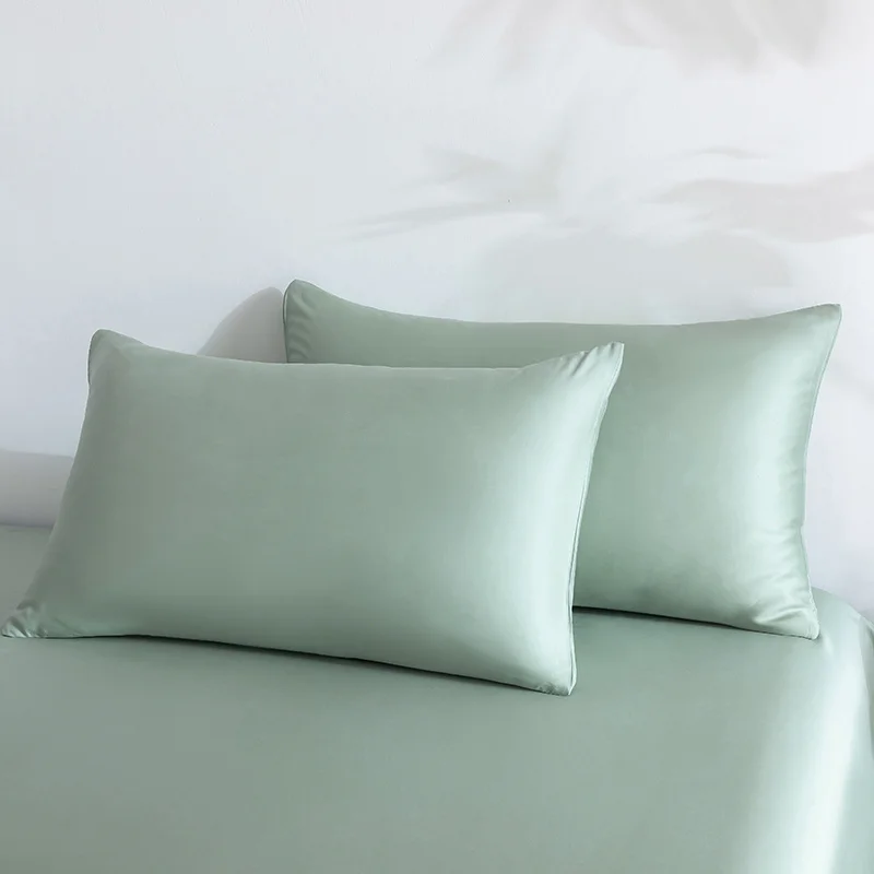 Natural Mulberry Silk Pillowcase Bedding Home Decoration Luxury Double Sides Pure Silk Pillow Case 23 Momme 100% Silk 2pcs Cover