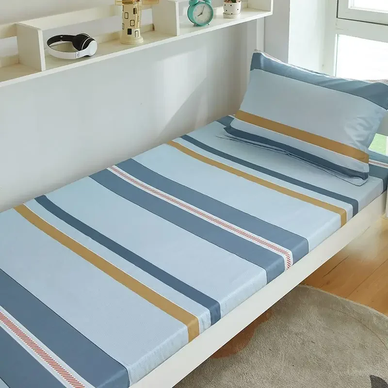 WASART 360° fully enclosed with zipper cotton mattress protector cover single double bed white sheet protection pad king size