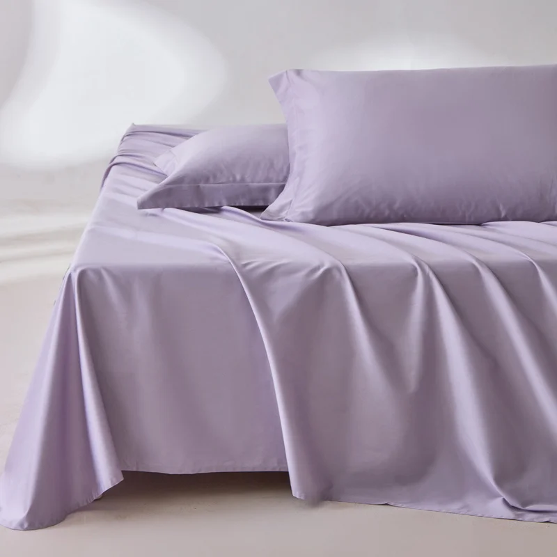 100% Egyptian Cotton Bed Sheet Set 1600 Thread Count Bedding Set Luxury Flat Top Sheet Fitted Bed Sheets Pillowcase Smooth Soft