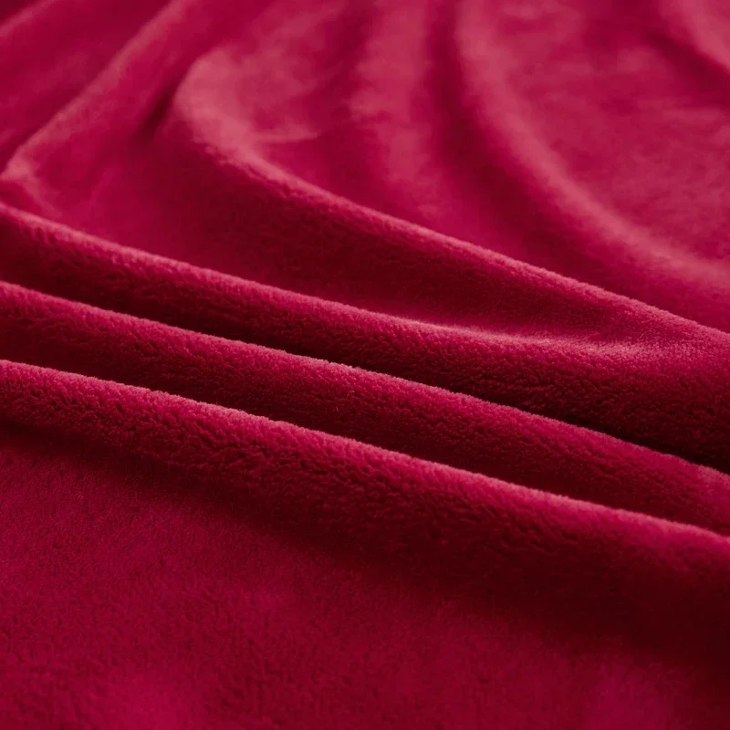 WASART Winter warm flannel elastic fitted sheet mattress cover thicken thermal bed sheet 2people luxury king size dust protector