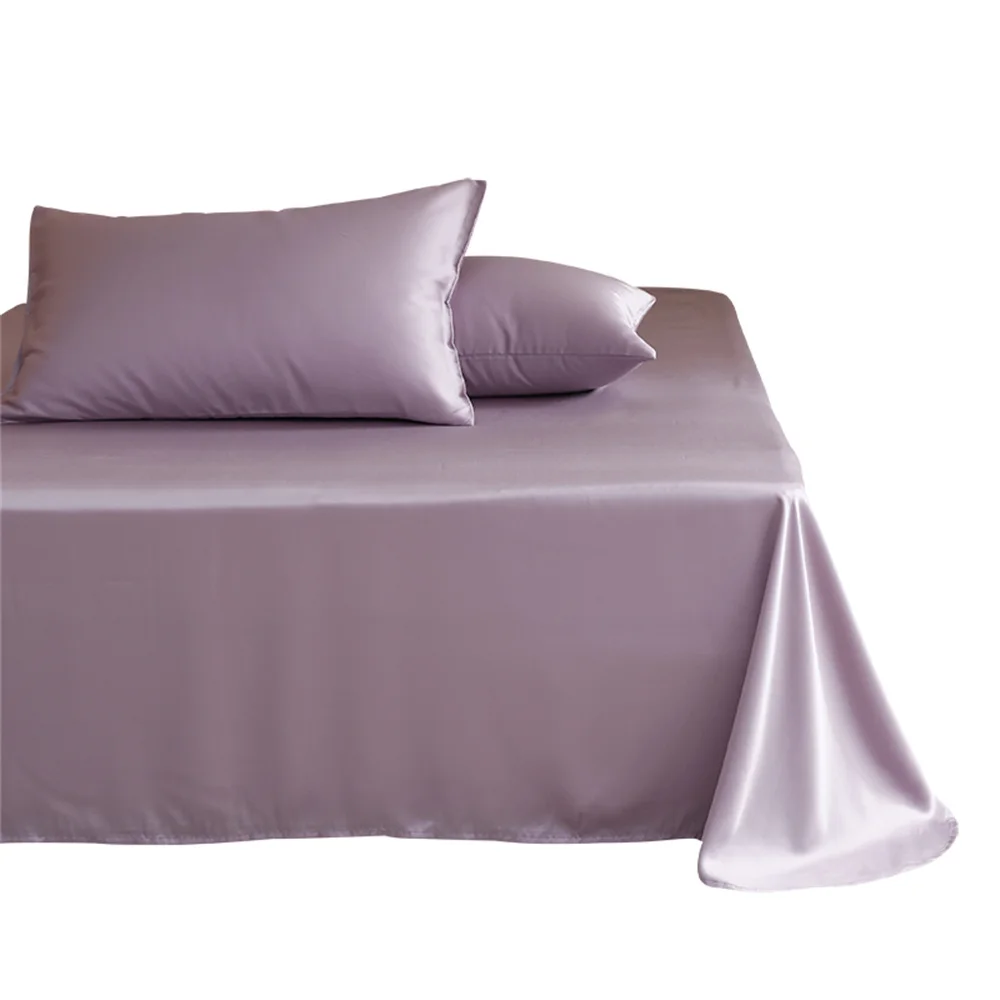 1pc 100% Mulberry Silk Flat Bed Sheet 23 Momme Natural Silk Bedding Bed Linen Ultra Soft Breathable Bedsheet Customized Any Size