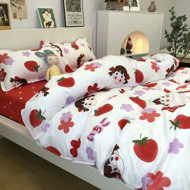 Bedsheet Set with Pillow ... Duvet Cover 140x200 King Size Bedspreads In Offer...Bed Linen 135x200 Luxury Bedding Set