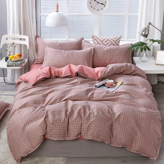 J5 Bedding Set Jpcs King Duvet Cover/ Quilt Cover/comforter Cover + 2 Pillowcase Bed Cover Size 150*200/180*220/200*200/220*240