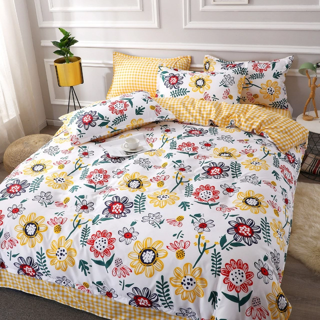 Pink Bedding Sets Girl Bedroom Duvet Cover Set Quilt Cover 140x200 Pillowcase Bed Linen Sheet Sets Bed Cover